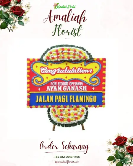Sewa Papan Bunga Selebung