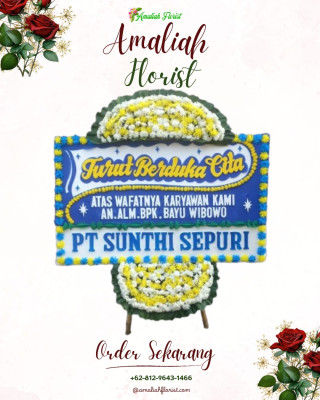 Papan Bunga Duka di Selebung